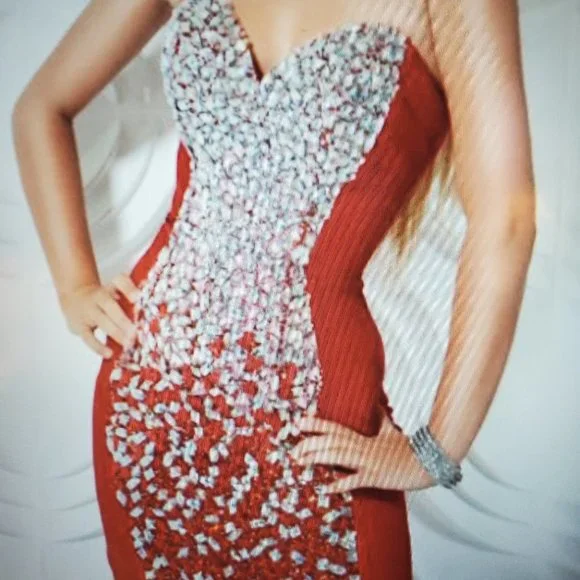 open lace back dress Short Homecoming Dress: Jovani 46693 White/Multi / 00